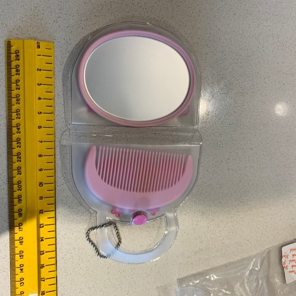HELLO KITTY pocket mirror + comb - Picture 6 of 7